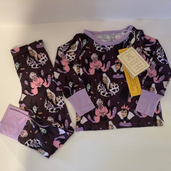 Little Snuggles Other - NWT Little Snuggles Disney Villains 2-piece Bamboo Pajama Set - size 18/24 month